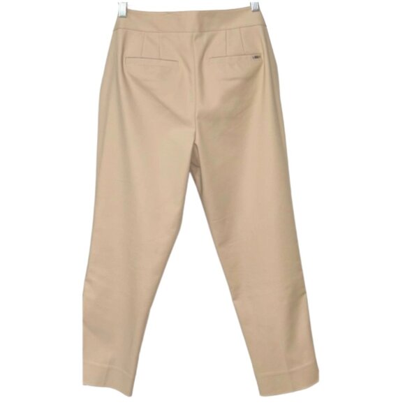 NWT WHBM Perfect Form Slim Ankle Pants Shell Beige 8R NWT Stretch Workwear - Picture 3 of 13